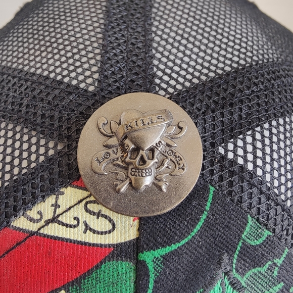 Ed Hardy Love Kills Slowly Hat VGC Adjustable by C. Audigier - Picture 5 of 11